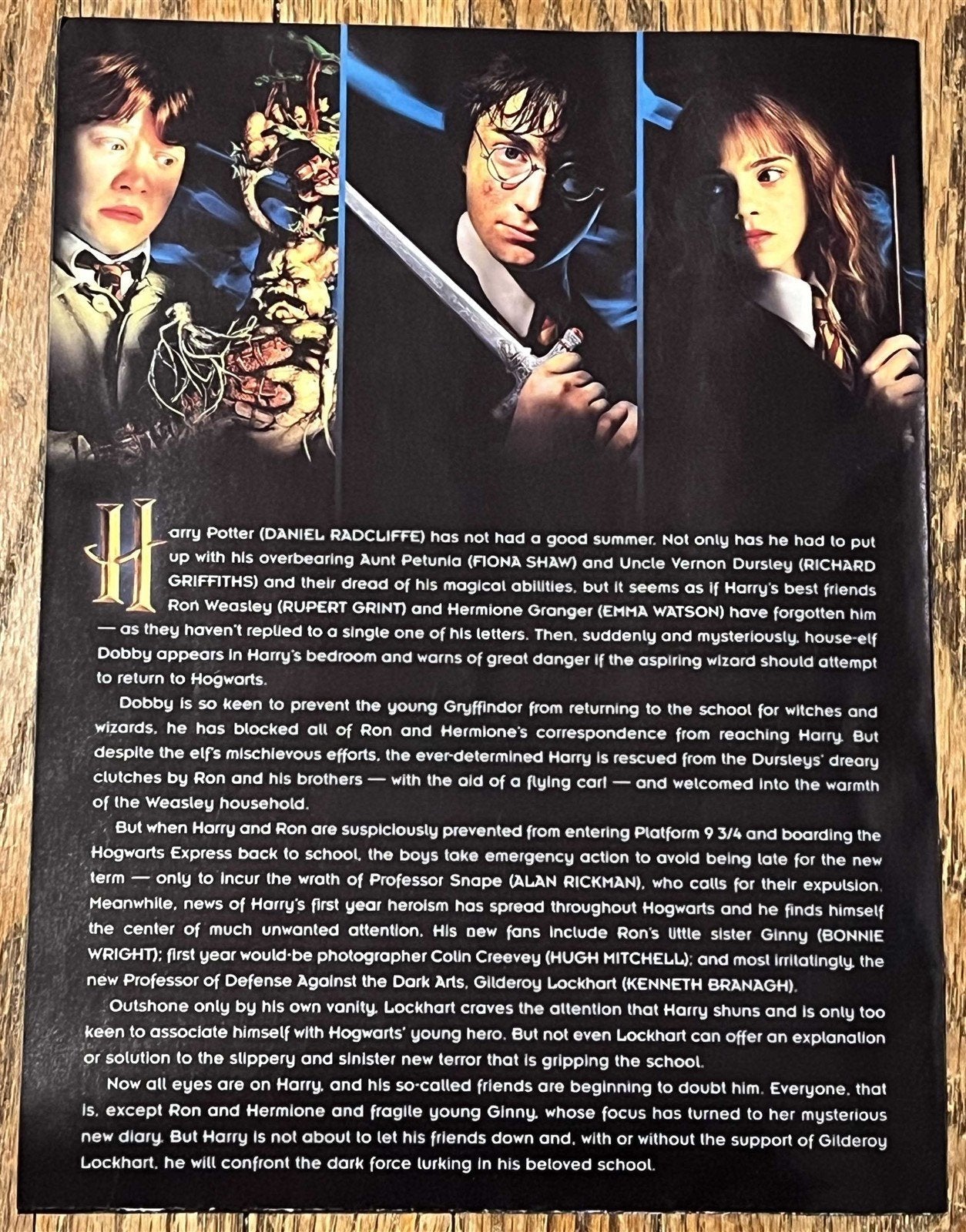 HARRY POTTER CHAMBER OF SECRETS original promo give-away 'People' poster