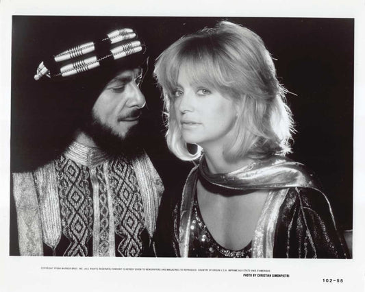 Goldie Hawn PROTOCOL Richard Romanus original studio 10x8 press photo 1984