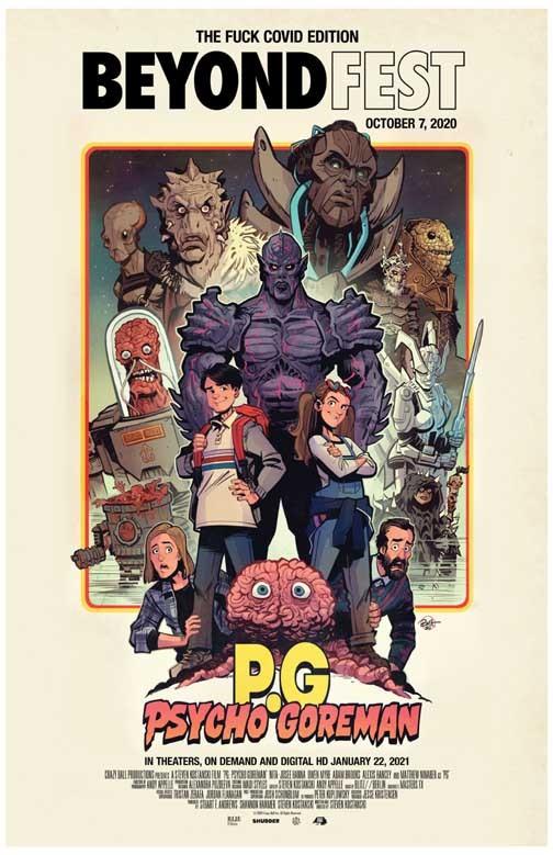 PSYCHO GOREMAN movie poster 11x17 'Style B'