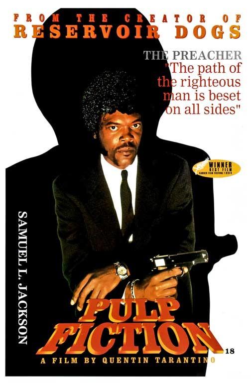 Samuel L Jackson PULP FICTION character movie poster 11x17 Quentin Tarantino
