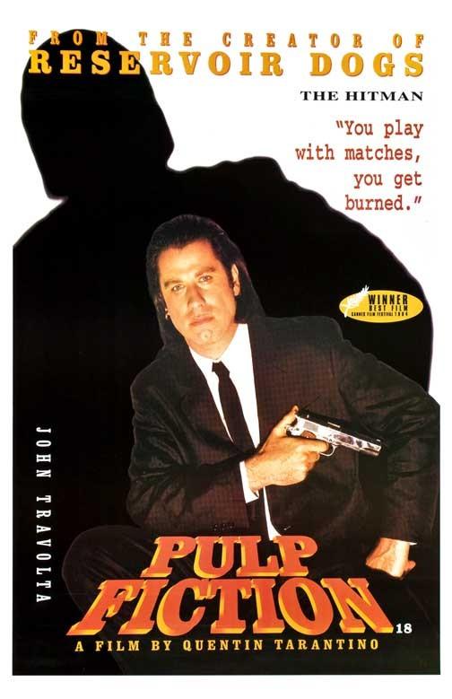 John Travolta PULP FICTION character movie poster 11x17 Quentin Tarantino