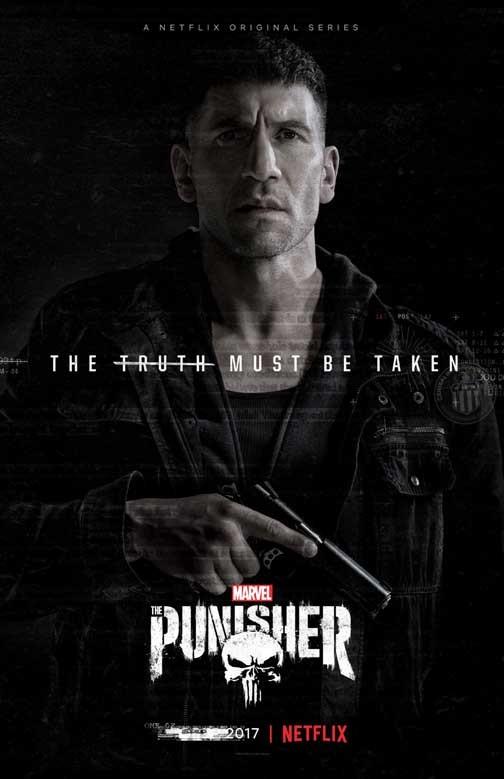 Jon Bernthal PUNISHER 'Truth Must Be Taken' movie poster 11x17 Netflix