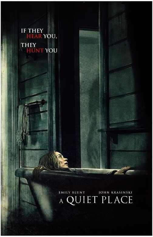 John Krasinski A QUIET PLACE Emily Blunt movie poster 11x17