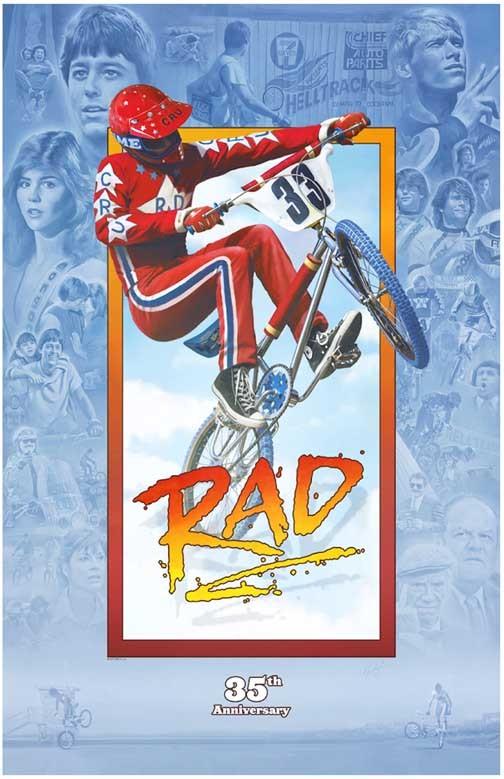 Lori Loughlin RAD Ray Walston Talia Shire 35th Anniversary movie poster 11x17