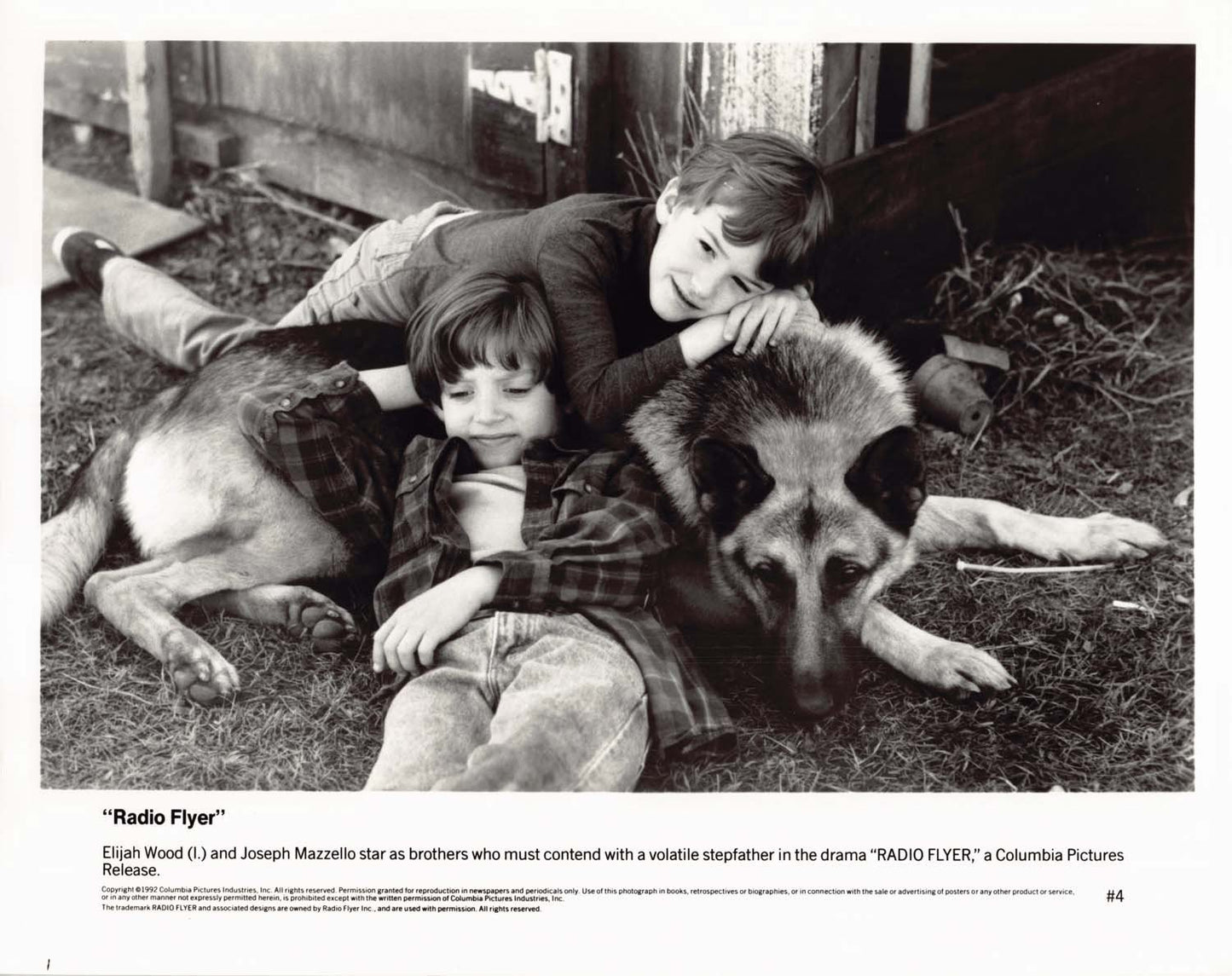 Elijah Wood RADIO FLYER Joseph Mazzello 1991 original 8x10 press photos