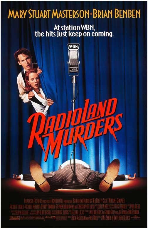 Mary Stuart Masterson RADIOLAND MURDERS Brian Benben movie poster 11x17