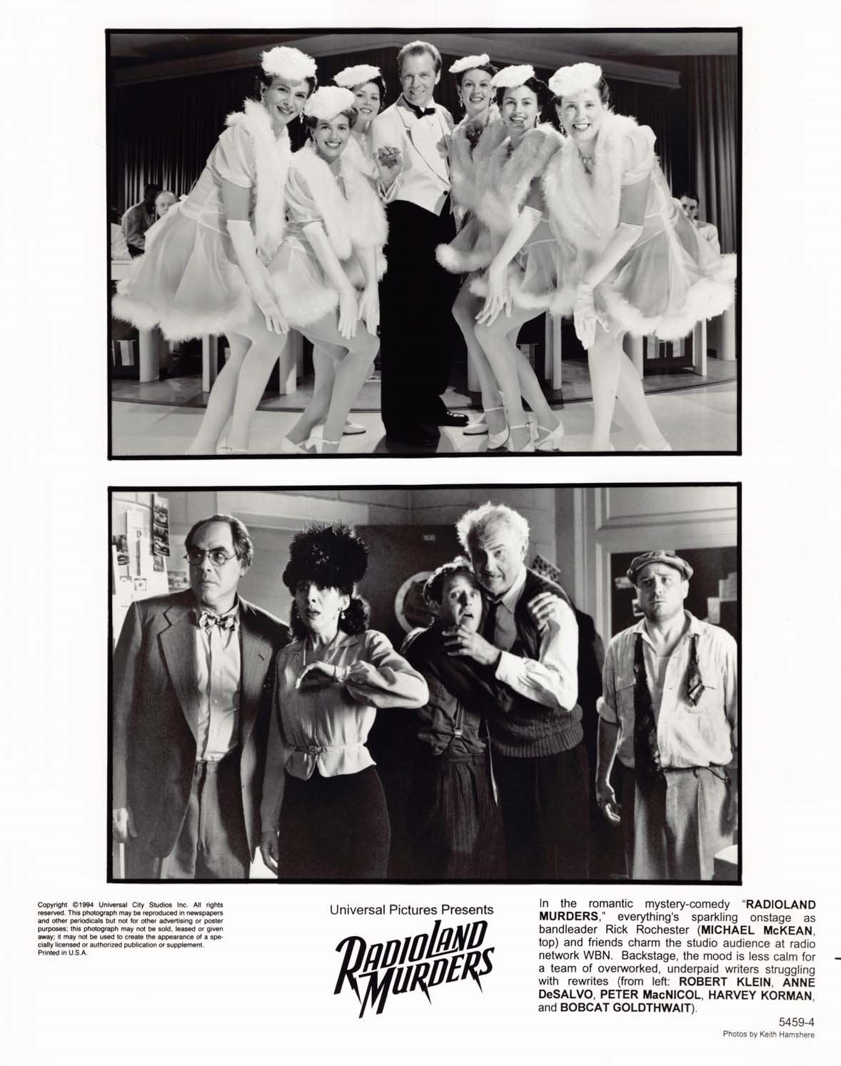 Brian Benben RADIOLAND MURDERS Mary Stuart Masterson original press photos 1994