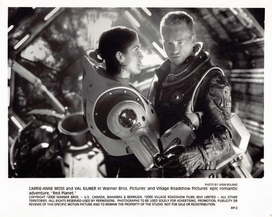 Carrie-Anne Moss RED PLANET Val Kilmer original press photos 2000