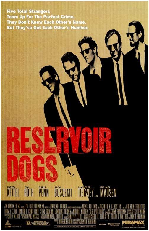 Steve Buscemi RESERVOIR DOGS Michael Madsen Tim Roth poster 11x17 Tarantino