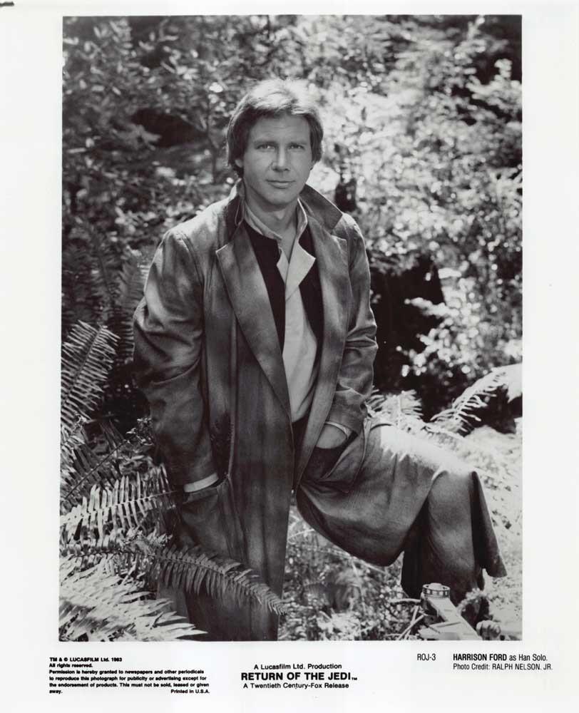 Harrison Ford Star Wars RETURN OF THE JEDI original 8x10 press photo 1983