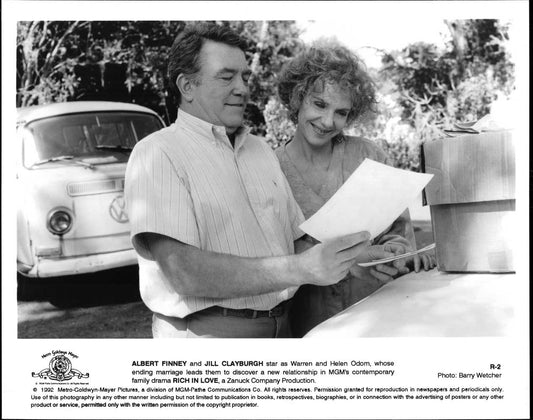Albert Finney RICH IN LOVE Jill Clayburgh original 10x8 press photo 1992