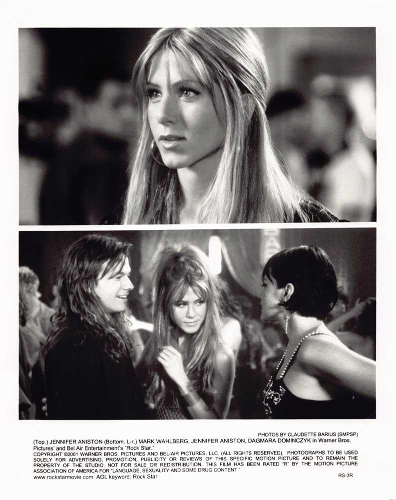 Jennifer Aniston ROCK STAR Mark Wahlberg original 8x10 press photo 1992