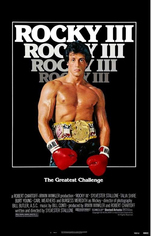 Sylvester Stallone ROCKY 3 Talia Shire Carl Weathers movie poster 11x17