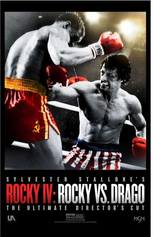 Sylvester Stallone ROCKY IV: ROCKY VS DRAGO movie poster 11x17