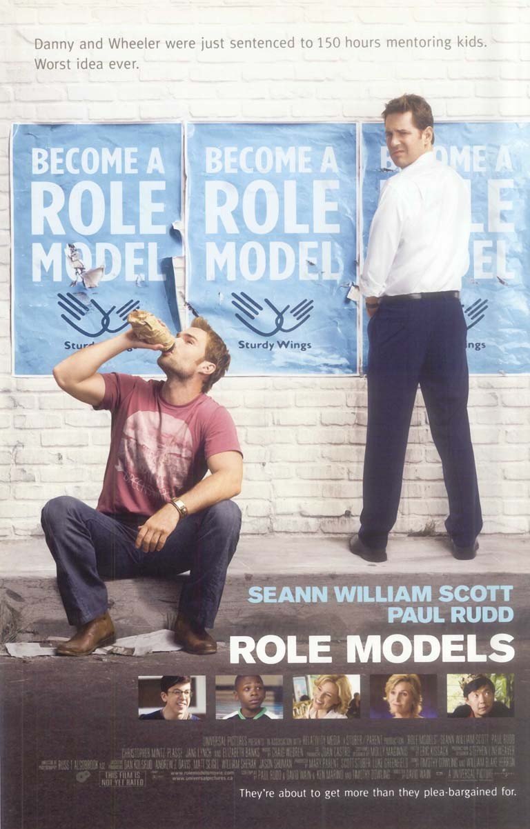 Sean William Scott ROLE MODELS Paul Rudd original studio movie poster 11x17