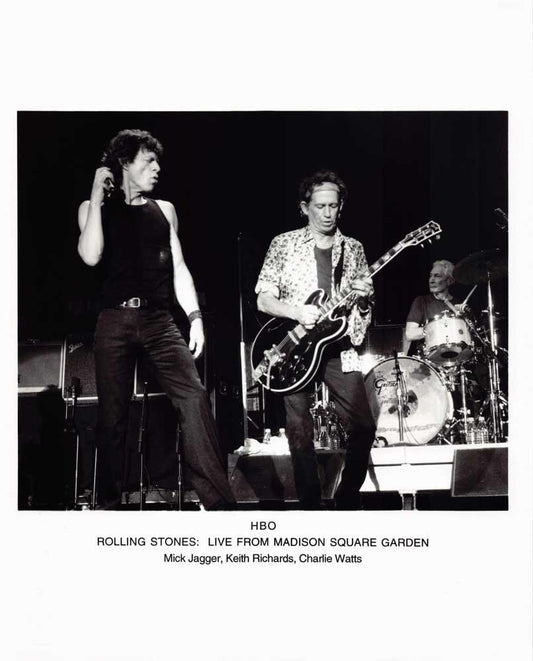 Jagger ROLLING STONES LIVE FROM MADISON SQUARE GARDEN original 8x10 press photo