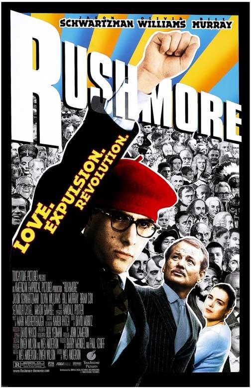 Jason Schwartzman RUSHMORE Olivia Williams Bill Murray movie poster 11x17