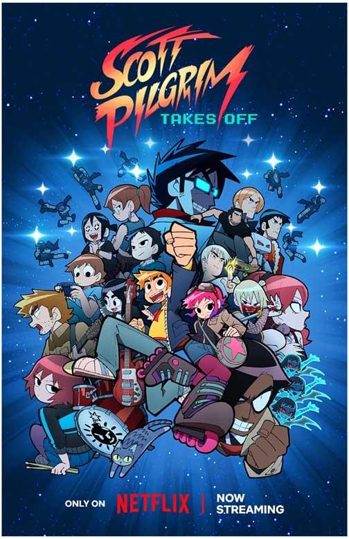 Michael Cera SCOTT PILGRIM VS THE WORLD animated movie poster 11x17