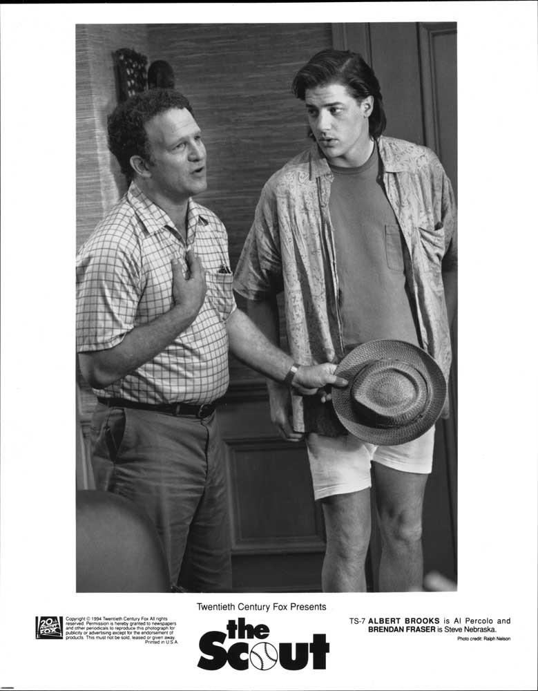 Albert Brooks Brendan Fraser THE SCOUT original 8x10 press photo 1994