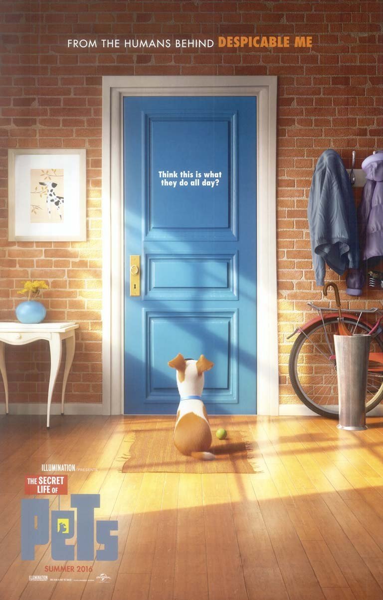 Illumination SECRET LIFE OF PETS original studio movie poster 11x17