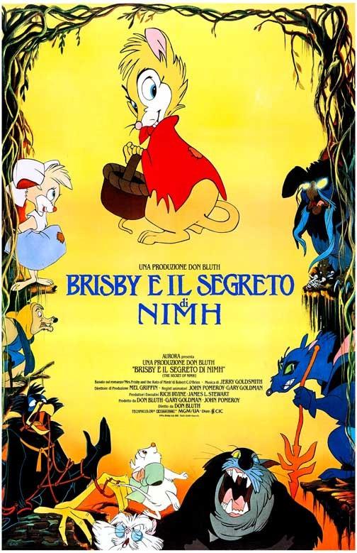 Don Bluth's SECRET OF NIHM international movie poster 11x17
