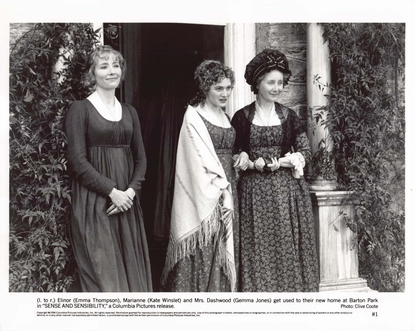 Emma Thompson SENSE AND SENSIBILITY Kate Winslet original 8x10 press photos 1995