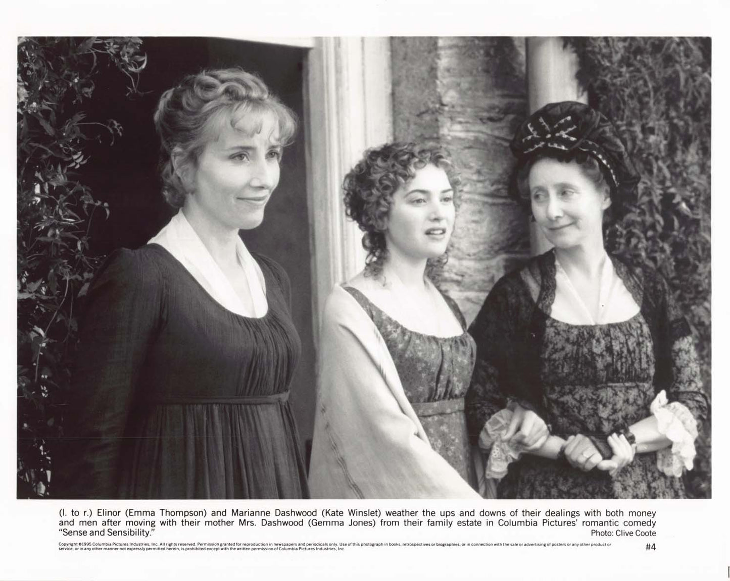 Emma Thompson SENSE AND SENSIBILITY Kate Winslet original 8x10 press photos 1995