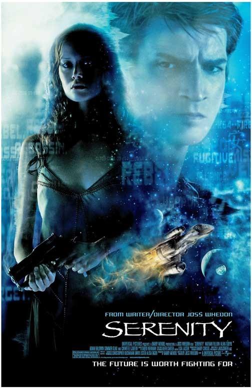 Summer Glau SERENITY Nathan Fillion movie poster 11x17 Firefly