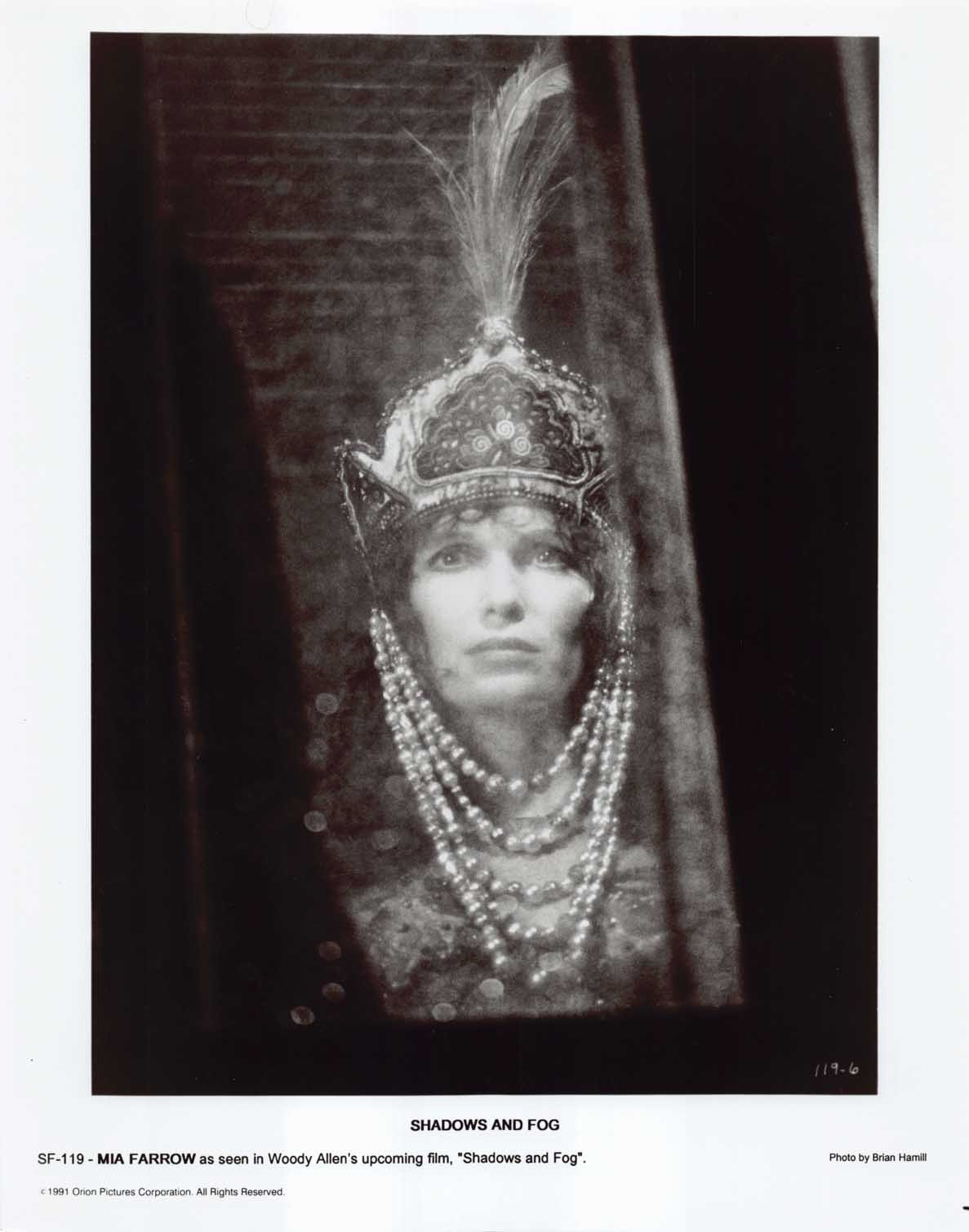 Mia Farrow SHADOWS AND FOG original press photo 1991