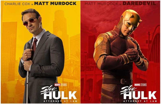 Charlie Cox SHE-HULK ATTORNEY AT LAW Daredevil character poster 17x11