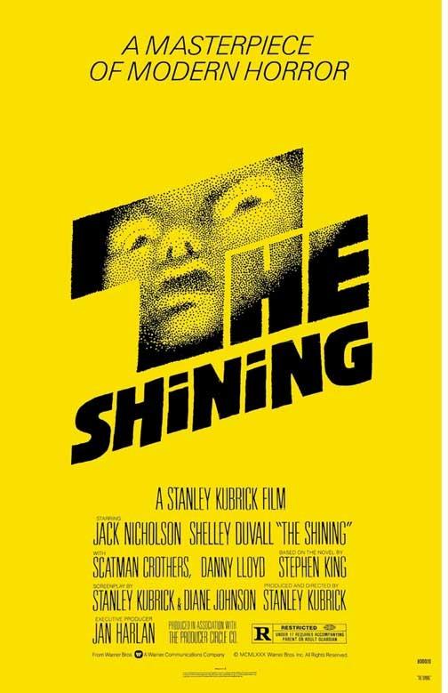 Jack Nicholson THE SHINING Shelley Duvall movie poster 11x17 Stanley Kubrick
