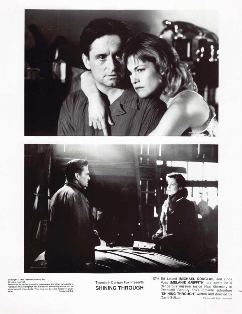 Melanie Griffith SHINING THROUGH John Gielgud original press photos 1992