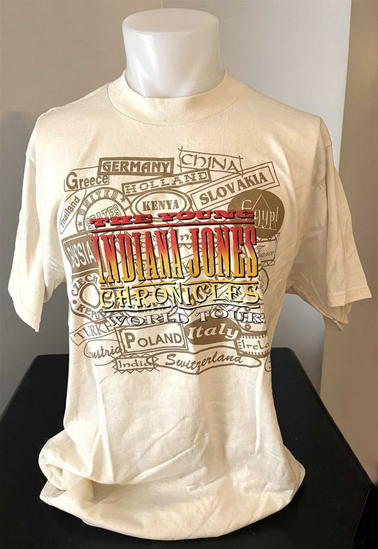 1992 YOUNG INDIANA JONES vintage crew tee shirt size Large