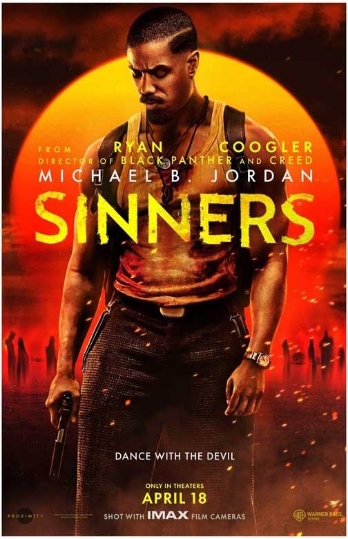 Michael B Jordan SINNERS movie poster 11x17 Ryan Coogler