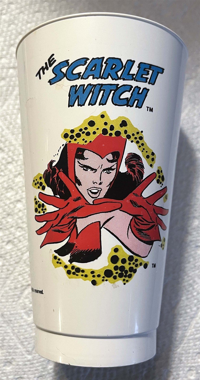 7-11 Slurpee vintage cups 1975 Marvel Comic Group lot of 5