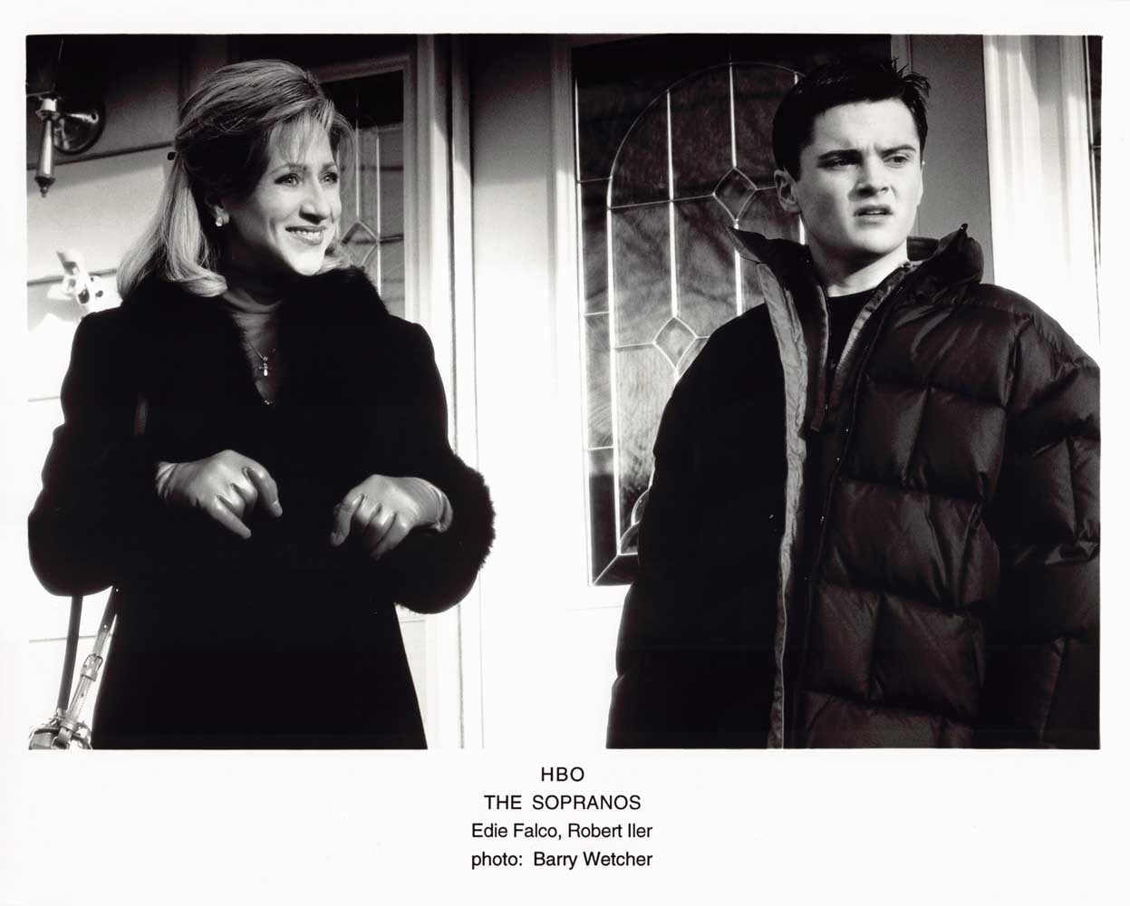 Edie Falco HBO's THE SOPRANOS Robert Iler original 10x8 press photo 2001