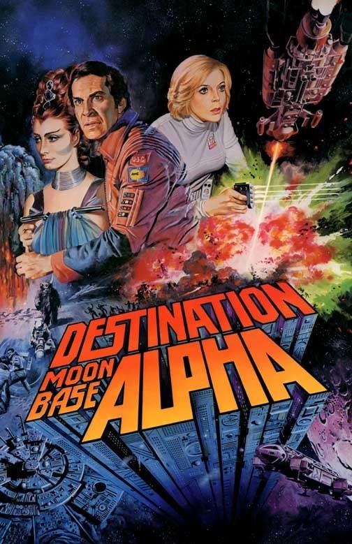 Martin Landau SPACE: 1999 DESTINATION MOON BASE ALPHA Barbara Bain poster 11x17