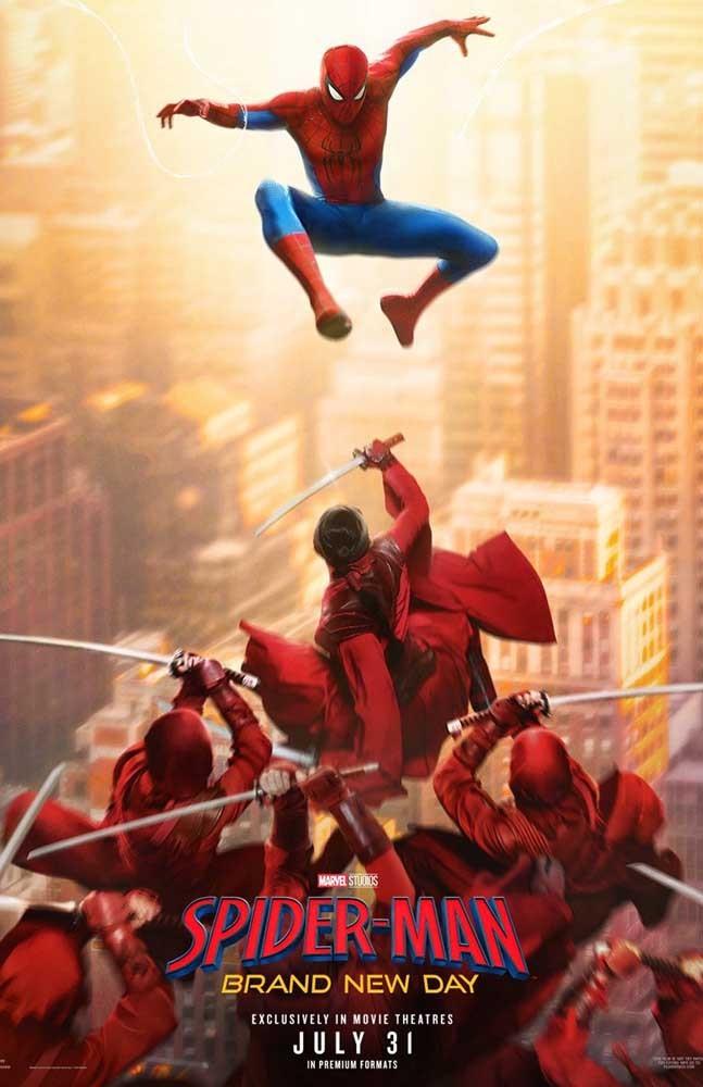 Tom Holland SPIDER-MAN BRAND NEW DAY advance movie poster 11x17
