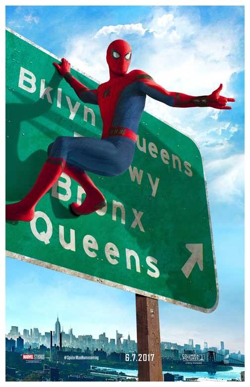 Tom Holland SPIDER-MAN HOMECOMING sign advance movie poster 11x17