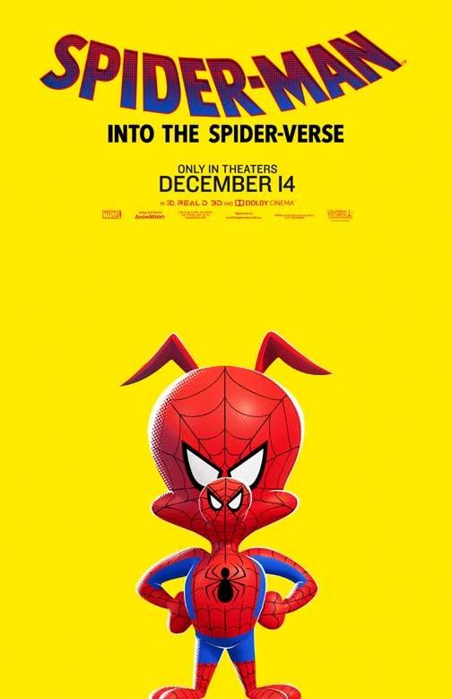 SPIDER-MAN INTO THE SPIDER-VERSE Spider-Ham character movie poster 11x17