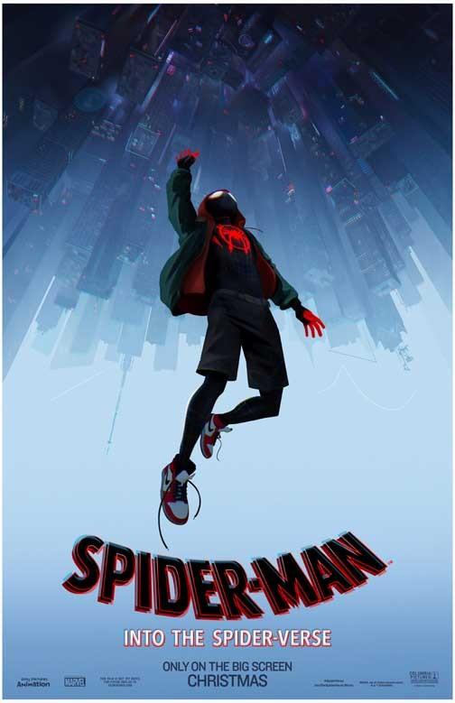 SPIDER-MAN INTO THE SPIDER-VERSE Miles advance movie poster 11x17