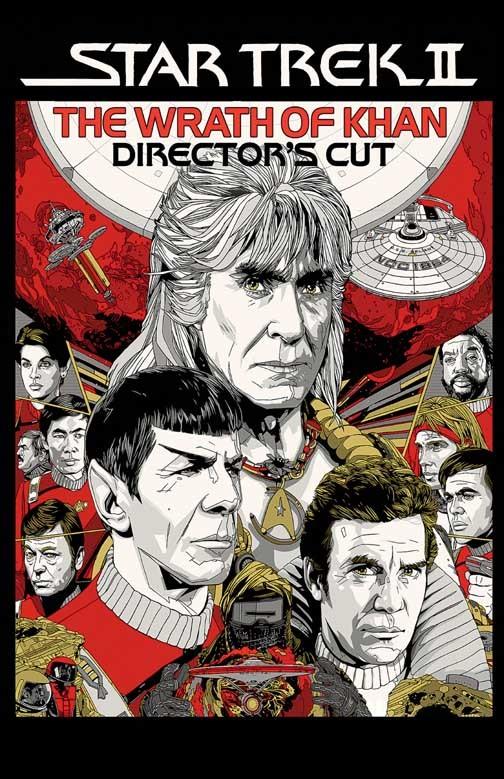 William Shatner STAR TREK IV WRATH OF KHAN Director's Cut movie poster 11x17