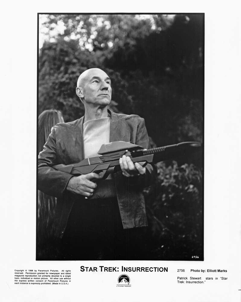 Patrick Stewart STAR TREK INSURRECTION original 8x10 press photo