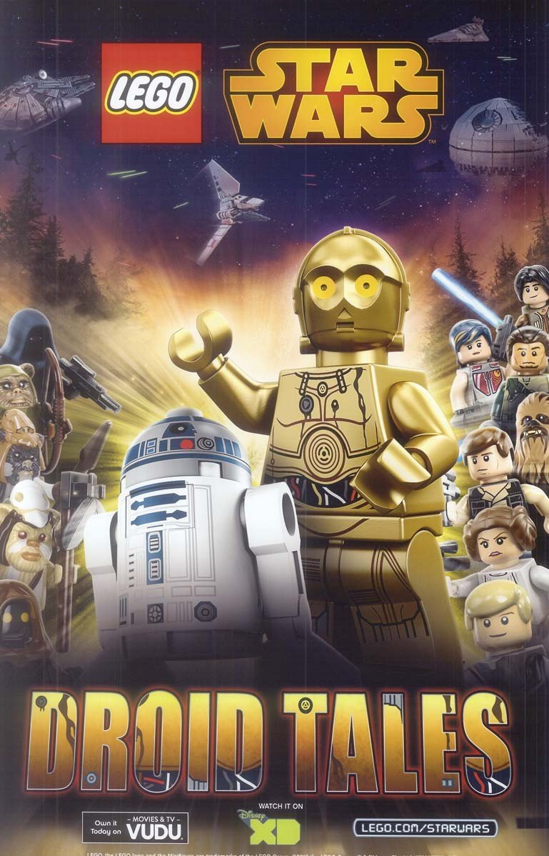 Lego STAR WARS DROID TALES original studio movie poster 11x17