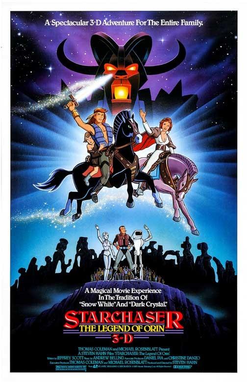 STARCHASER THE LEGEND OF ORIN movie poster 11x17