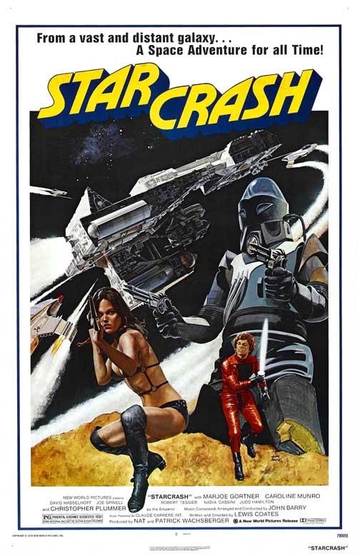Caroline Munro STARCRASH Christopher Plummer movie poster 11x17