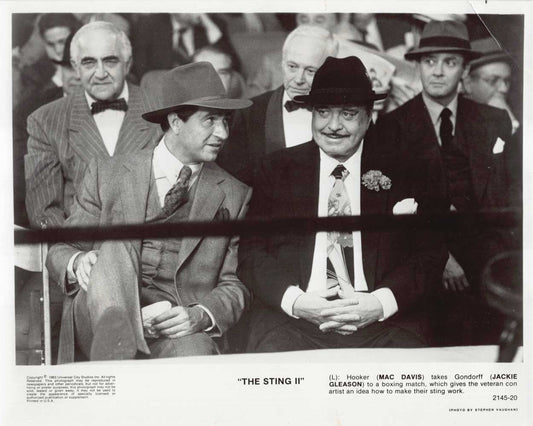 Mac Davis STING 2 Jackie Gleason original 10x8 press photo 1983