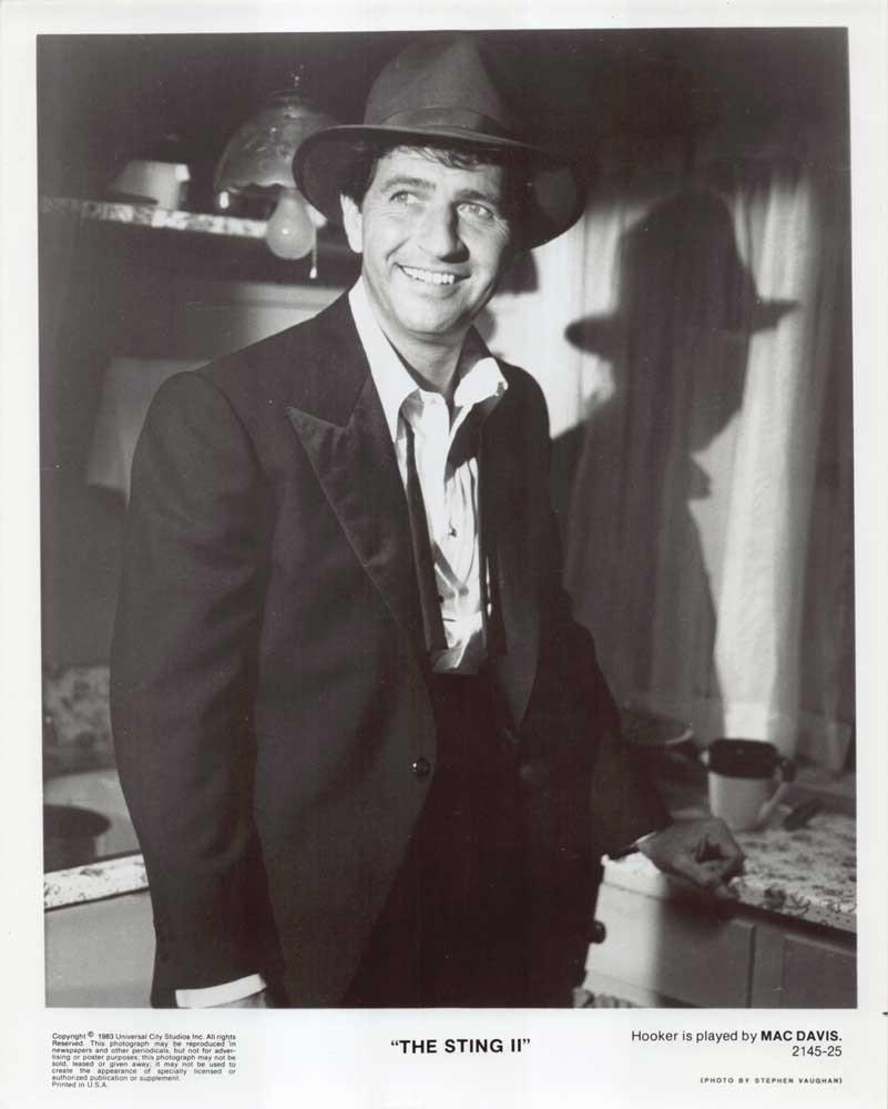 Mac Davis STING 2 original 10x8 press photo 1983