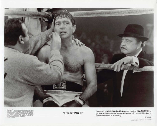 Mac Davis STING 2 Jackie Gleason original 8x10 press photo 1983