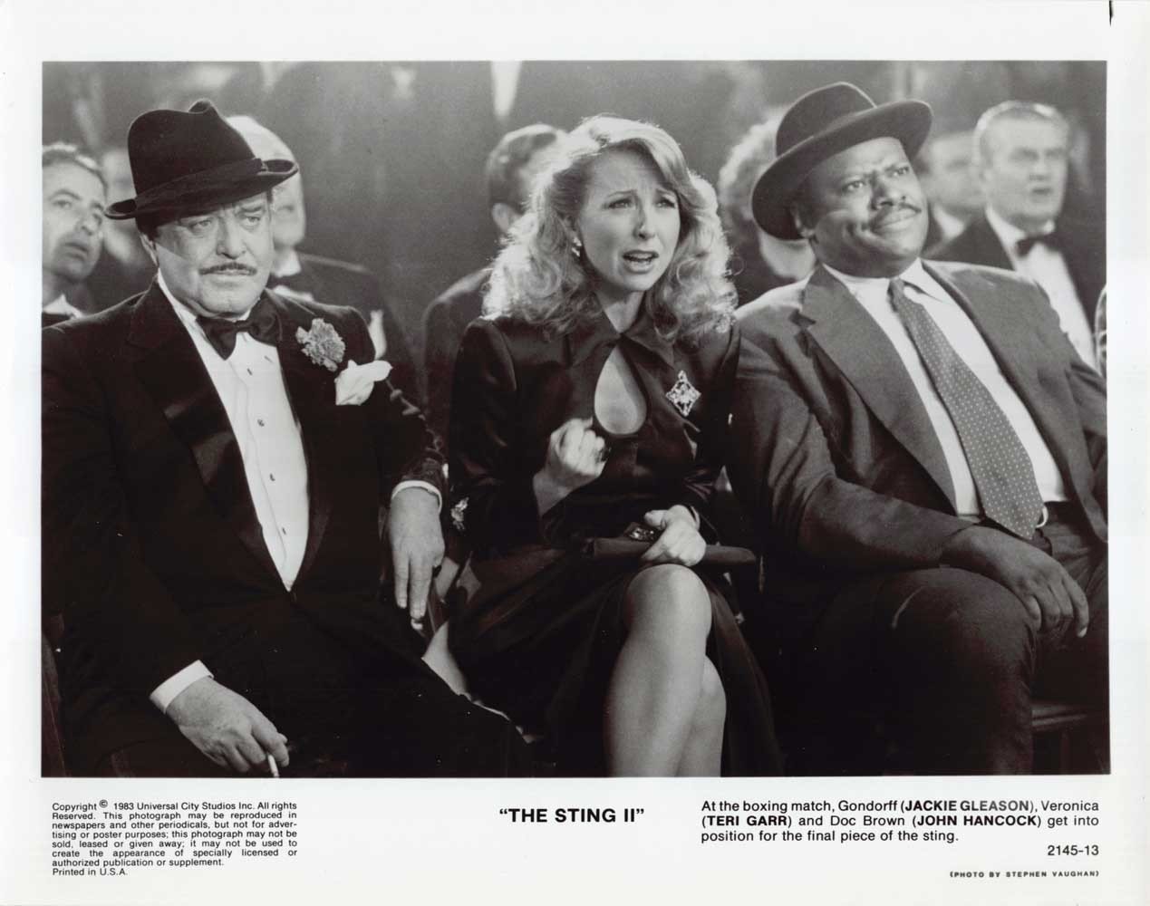 Teri Garr STING 2 Jackie Gleason John Hancock original 8x10 press photo 1983